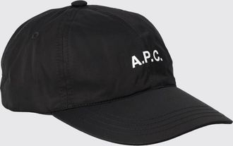 A.P.C. A. P.C. Cappello da baseball in poliestere con logo stampato e cinturino