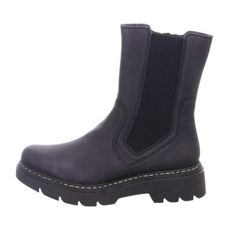 Rieker 76780-00 Chelsea Boot - Dames - Schoenen - Zwart - Maat: 40 EU Zijde