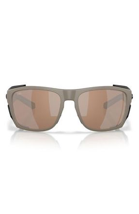 Costa King Tide 6 58mm Polarized Rectangular Sunglasses in Sand /Copper Silver at Nordstrom