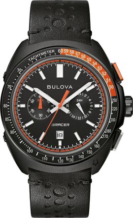 Bulova Mens Racer Chronograph Black Dial Watch