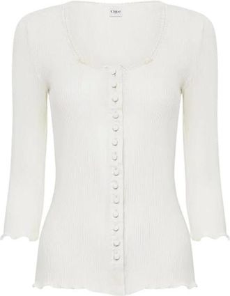 Chlo&eacute; Donna, Maglie, Bianco, M, new