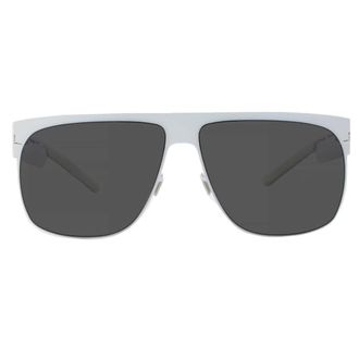 Mykita COLLAB-PHINEAS-ANTIQUE WHITE Grey Pilot Unisex Sunglasses COLLAB-PHINEAS ANT
