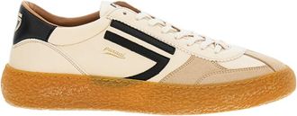 Puraai Beige Vintage Series Buttercream Sneakers