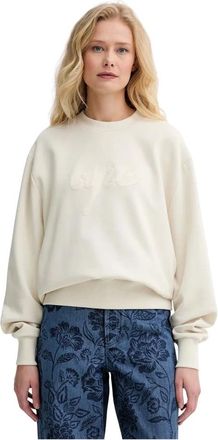 A.P.C. A.p.c., Dames, Sweatshirts & Hoodies, Beige, Maat: XS Katoen