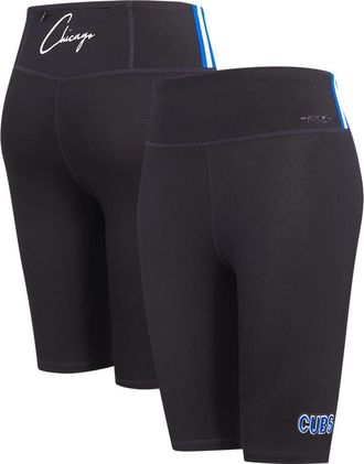 Pro Standard Womens Pro Standard Black Chicago Cubs City Scape Bike Shorts at Nordstrom, Size Small