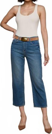 L'agence June Cropped Stovepipe Jeans In Fresno