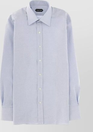 Tom Ford cotton shirt slim fit long sleeves collar
