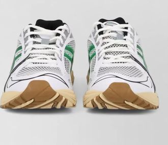 Asics synthetic leather low-top sneakers