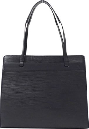 Louis Vuitton Black Galle Noir Epi Leather Handbag Tote Bag (Pre-Owned)