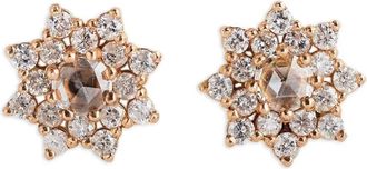 Parulina Orecchini Sherazade in oro rosa 18 carati con diamanti