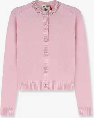Semicouture Cardigan Hennie in lana e cashmere con dettaglio strass - SEMICOUTURE - gender_Woman