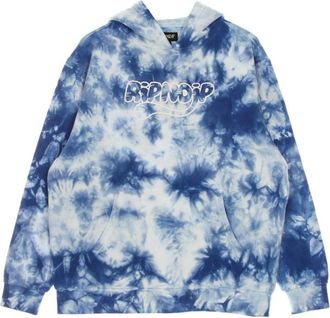 Ripndip Blauwe Acid Wash Hoodie Lange Mouw - Heren - Hoodies - Blauw - M - Katoen - Hoodies & sweatvesten