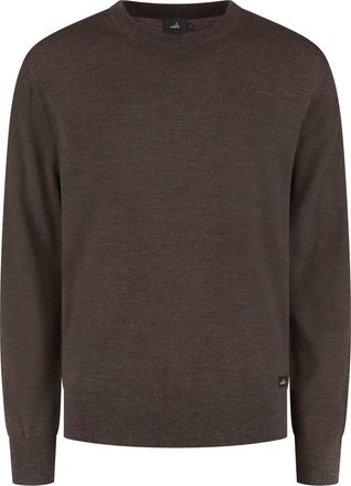 Wahts Mens Knitwear, TargetGroup:Men Dark Brown Melange / XXL