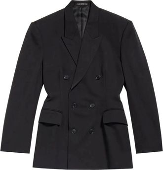 Balenciaga Blazers, female, Black, Size: 2XS Cinched Blazer