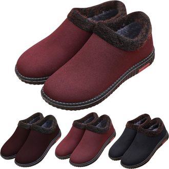 Generic Slip on Ankle Boots for Womens Size 3.5 Winter Snow Boots Warm Fur Lined Booties Outdoor Lightweight Slip Resistant Shoes Women Men Casual Comfy Walki