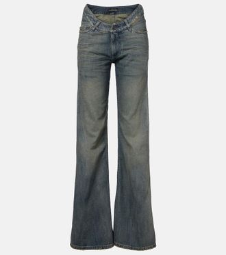 Balenciaga Low-rise wide-leg jeans