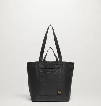 Belstaff Belstaff Tote Bag Mens Waxed Cotton Black One Size
