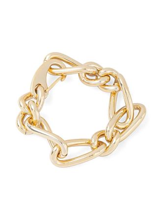 Patrizia Pepe chain-link bracelet - women - Brass - One Size - Gold