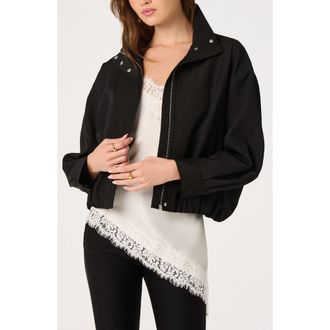 ASTR the Label Collins Bomber Jacket in Black at Nordstrom, Size X-Large