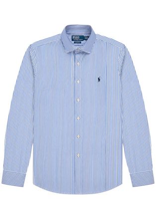 Polo Ralph Lauren Striped Cotton Shirt - Blue - XL