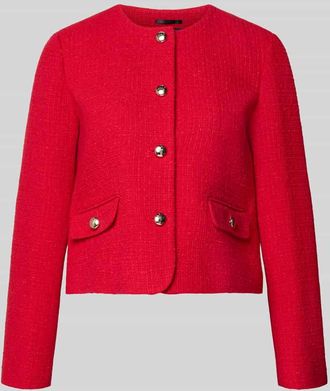 Joop Regular Fit Blazer mit Rundhalsausschnitt Modell Jodi2 in Rot, Gr&ouml;&szlig;e 36