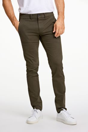 Lindbergh Chinohose LINDBERGH, Herren, Gr. 30, L&auml;nge 34, gr&uuml;n (army), Stoff, Obermaterial: 57% Baumwolle, 39% Polyester, 4% Elasthan, slim fit normal, Hosen Chi