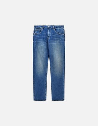 A|X Armani Exchange Mens Slim Fit Mid Wash Blue Jeans