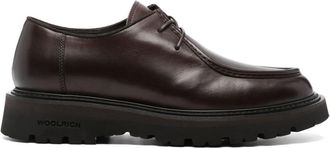 Woolrich leather Derby shoes - men - Calf Leather/Rubber/Calf Leather - 44 1/2 - Brown