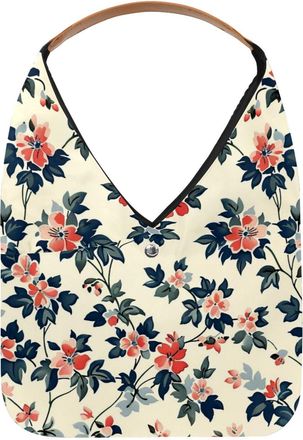 Generic Floral Beautiful Reusable Lightweight Grocery Bags - Foldable Into Compact Pouch, Washable & Sturdy, Multipurpose for Shopping and Travel