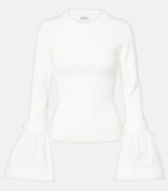 SIMKHAI Agata ruffled top