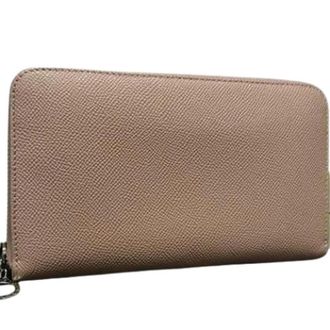 Bulgari Pre-owned Vintage Lange Portemonnee (bi-fold) - Dames - Vintage Accessoires - Roze - ONE Size - Leer - Vintage