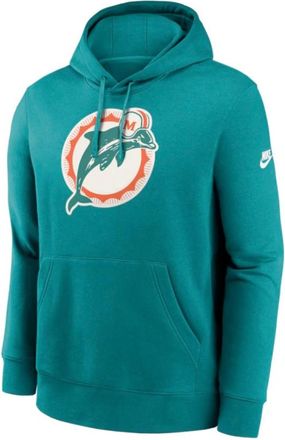 Nike Pullover Hoodie - Heren - Sportshirts - Groen - L - Katoen - Fitness