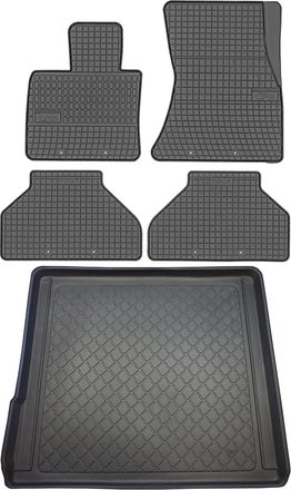OEM Bmw X5 E70 Suv De Abril De 2007 A Septiembre De 2013. Juego De Alfombrillas De Goma Para Coche Y Alfombrilla Para Maletero