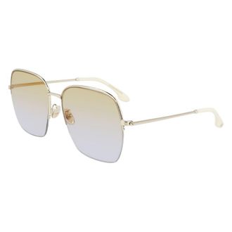Victoria Beckham Gold Metal Womens Sunglasses