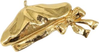 Chanel Beret Hat Brooch Plated Metal Brooch Jewelry (Pre-Owned)