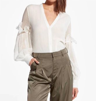 AS by DF Amber Blouse In White