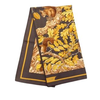 Herm&egrave;s Pre-owned Casse Noisette Sjaal - Dames - Pre-owned - Veelkleurig - Maat: ONE Size Zijde