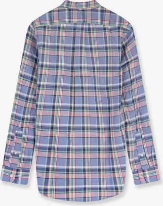 Polo Ralph Lauren Mens Custom Fit Cotton Shirt Blue