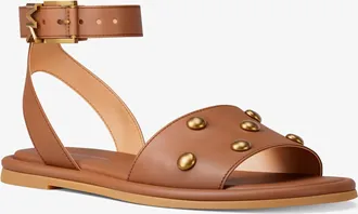 Michael Kors Rosetta Studded Leather Sandal