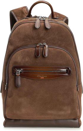 Santoni Suede Backpack