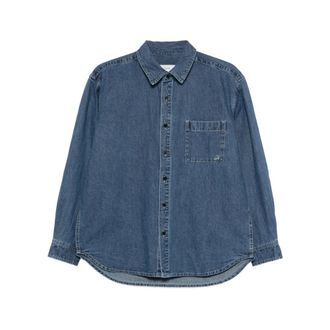 Dunst Denim Shirts - Heren - Spijkeroverhemden - Blauw - L - Denim - Overhemden