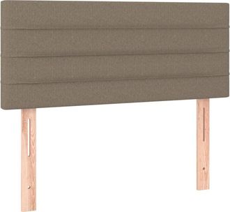 vidaXL Cabecero De Tela Gris Taupe 90x5x78/88 Cm Vidaxl