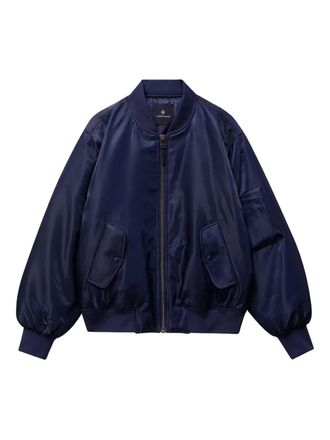 Anine Bing Leon zip-fastening bomber jacket - Blue