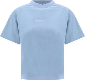 Balenciaga Mujer, Camisetas, Azul, Talla: M