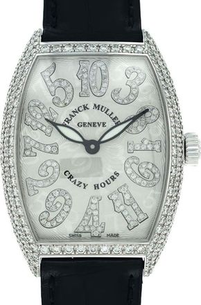 Franck Muller Cintree Curvex Crazy Hours Automatic Diamond White Dial Mens Watch 7880 CH NBR D6 CD