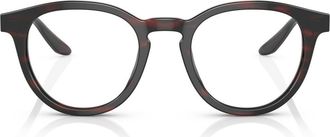 A|X Armani Exchange 50MM PHANTOS in Striped Brown/demo Lens at Nordstrom