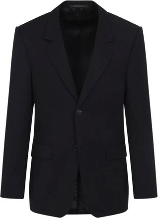 Balenciaga Jassen, Heren, Zwart, M, Leer, Standard Tailored Jacket