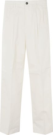 Department Five Whisky Wide-Leg Cotton Seam Pocket Wide-Leg Pants