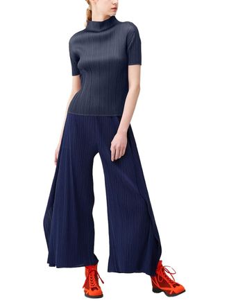 Issey Miyake Top - Navy