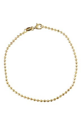 Argento Vivo Ball Chain Bracelet in Gold at Nordstrom